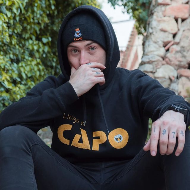 Gorro UNISEX - CAPO (Blanco/Negro) - Sencillez, Disciplina y Resiliencia | El Capo Oficial